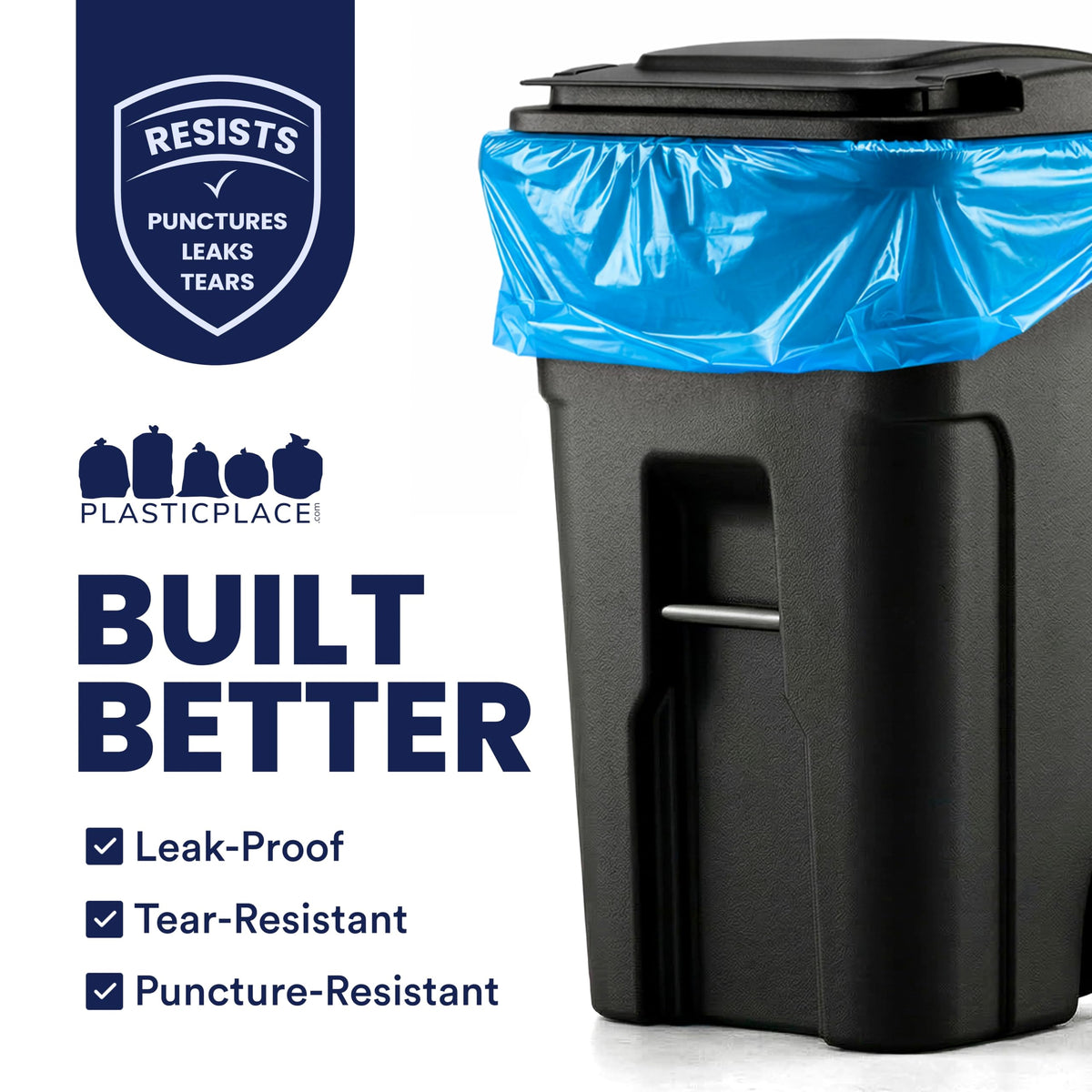 95 Gallon Recycling Trash Bags (25 Count)