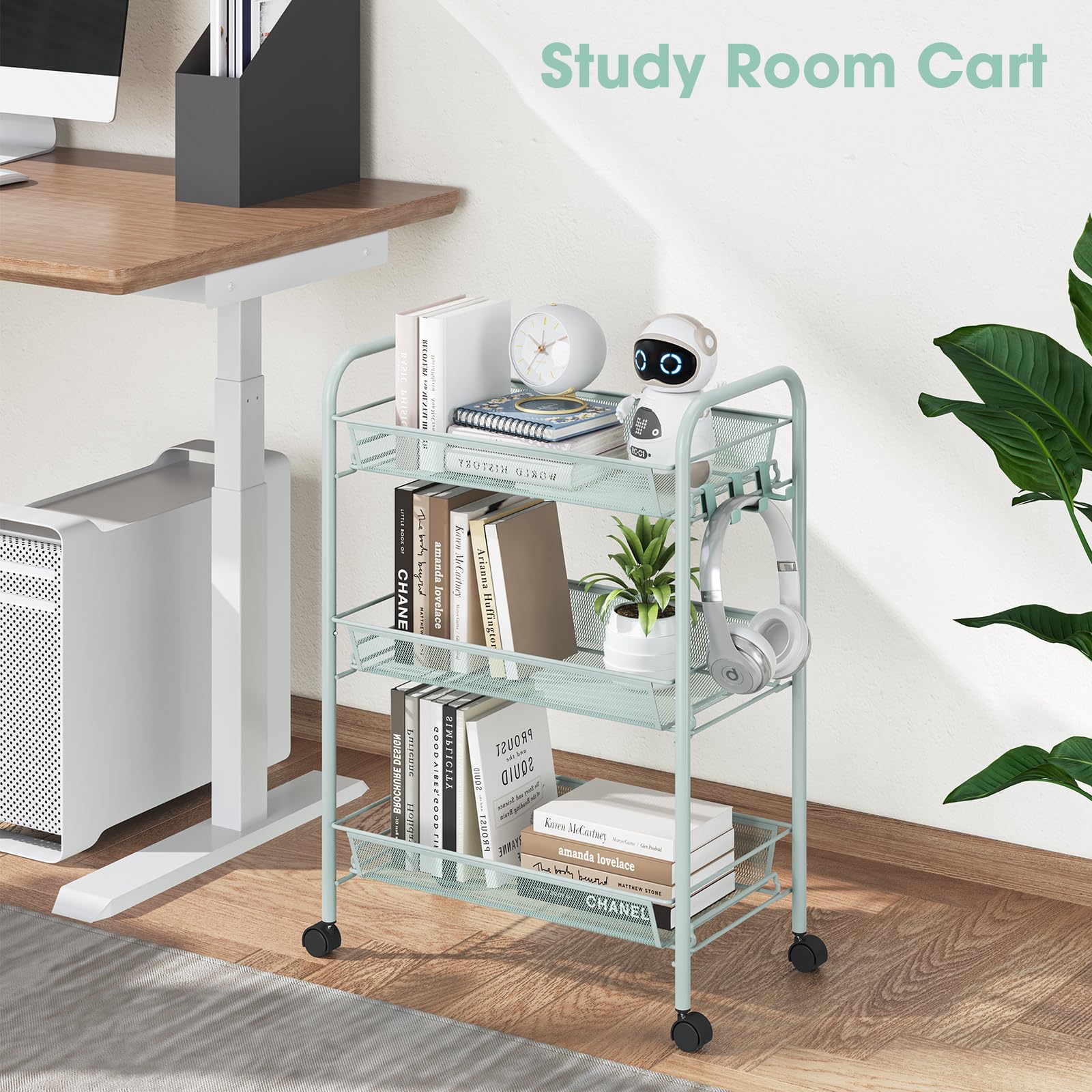 3 Tier Rolling Cart