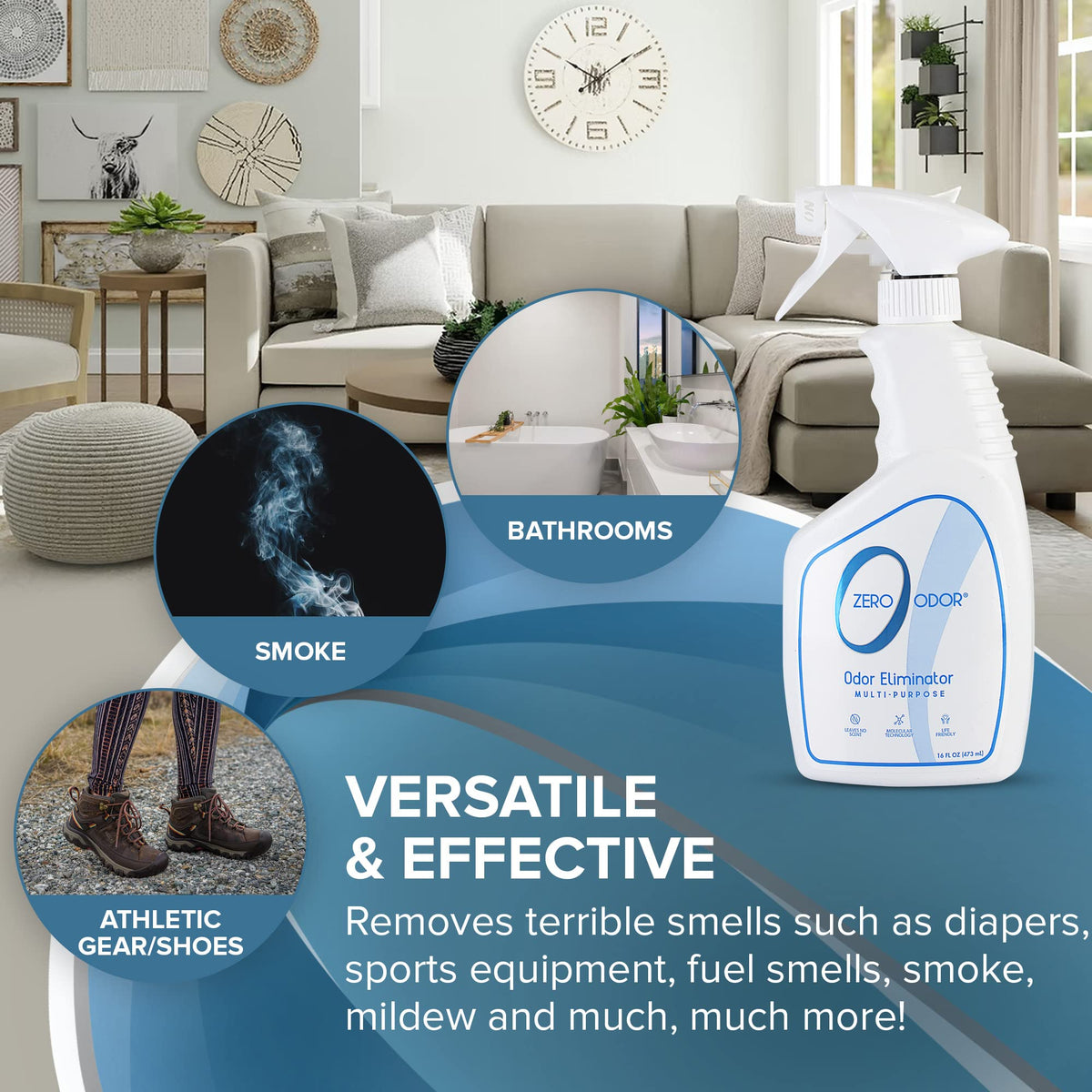 Multi Purpose Odor Eliminator (16 Fl Oz)