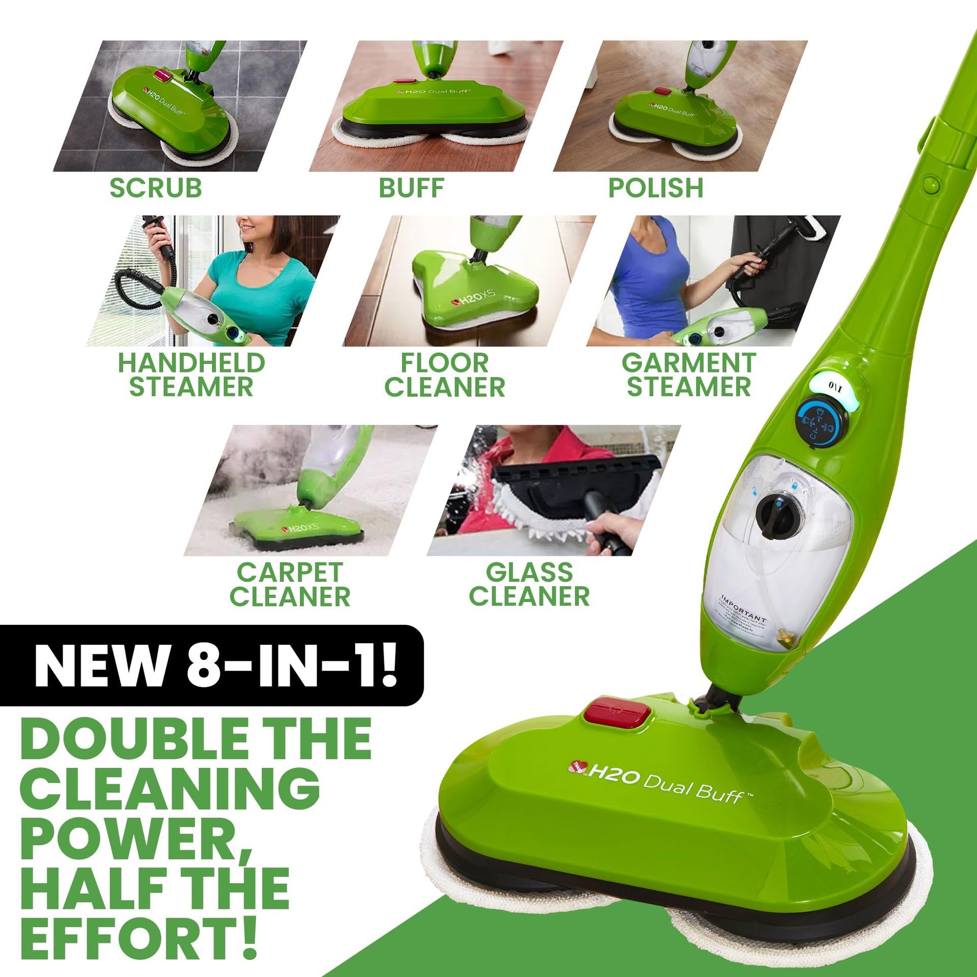 X5 Dual Buff Steam Mop