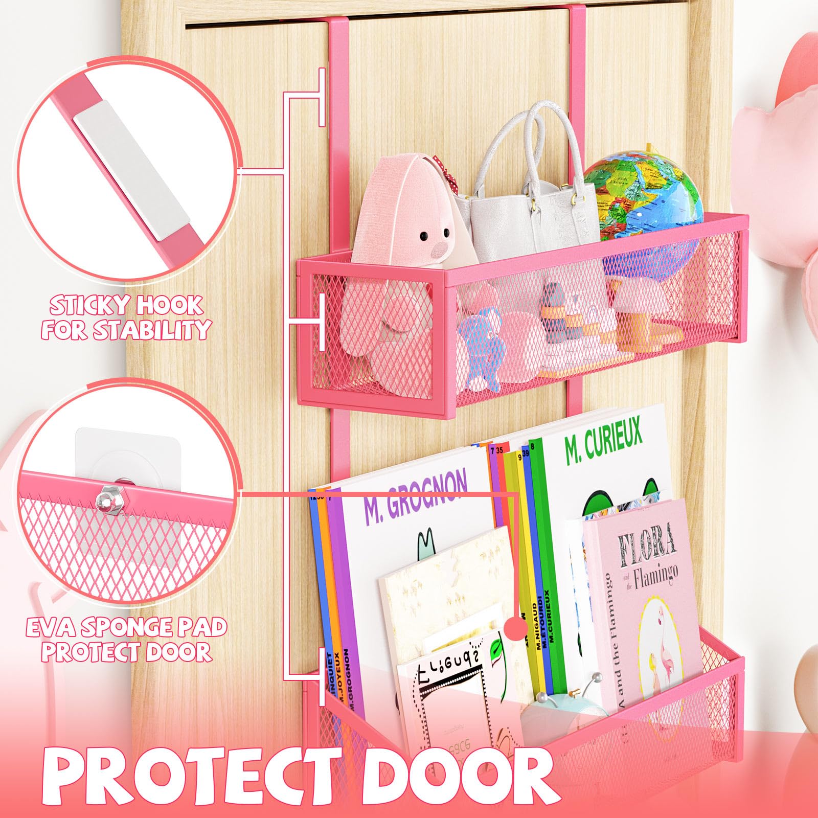 Over The Door Hooks Organizer