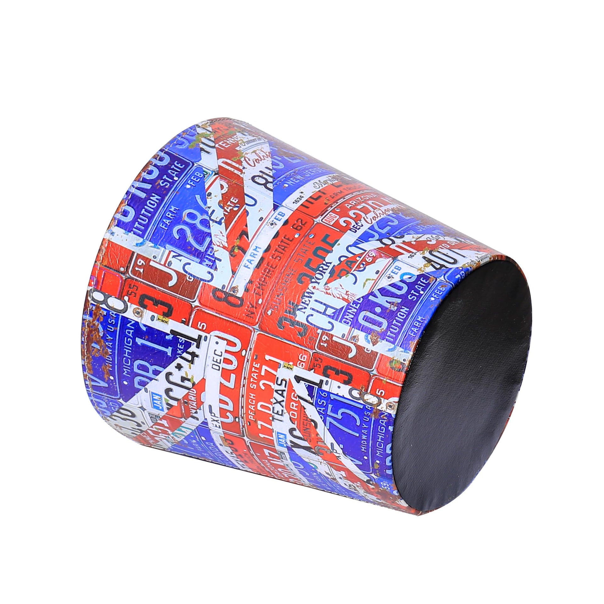 PU Leather Small Trash Can Wastebasket