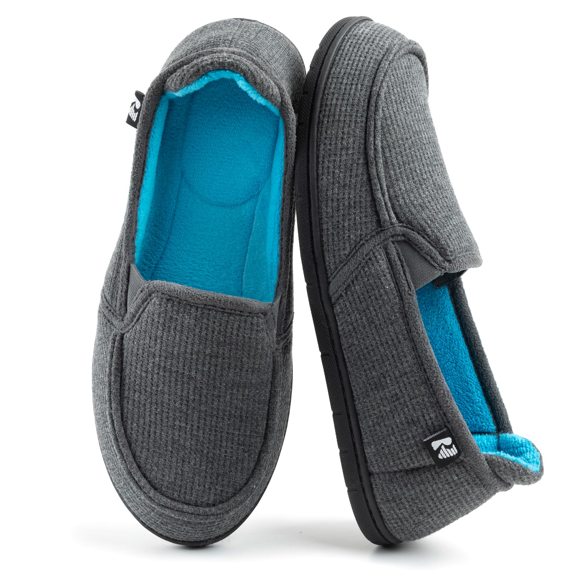 Women's Two Tone Hoodback Slipper with Removable Insole