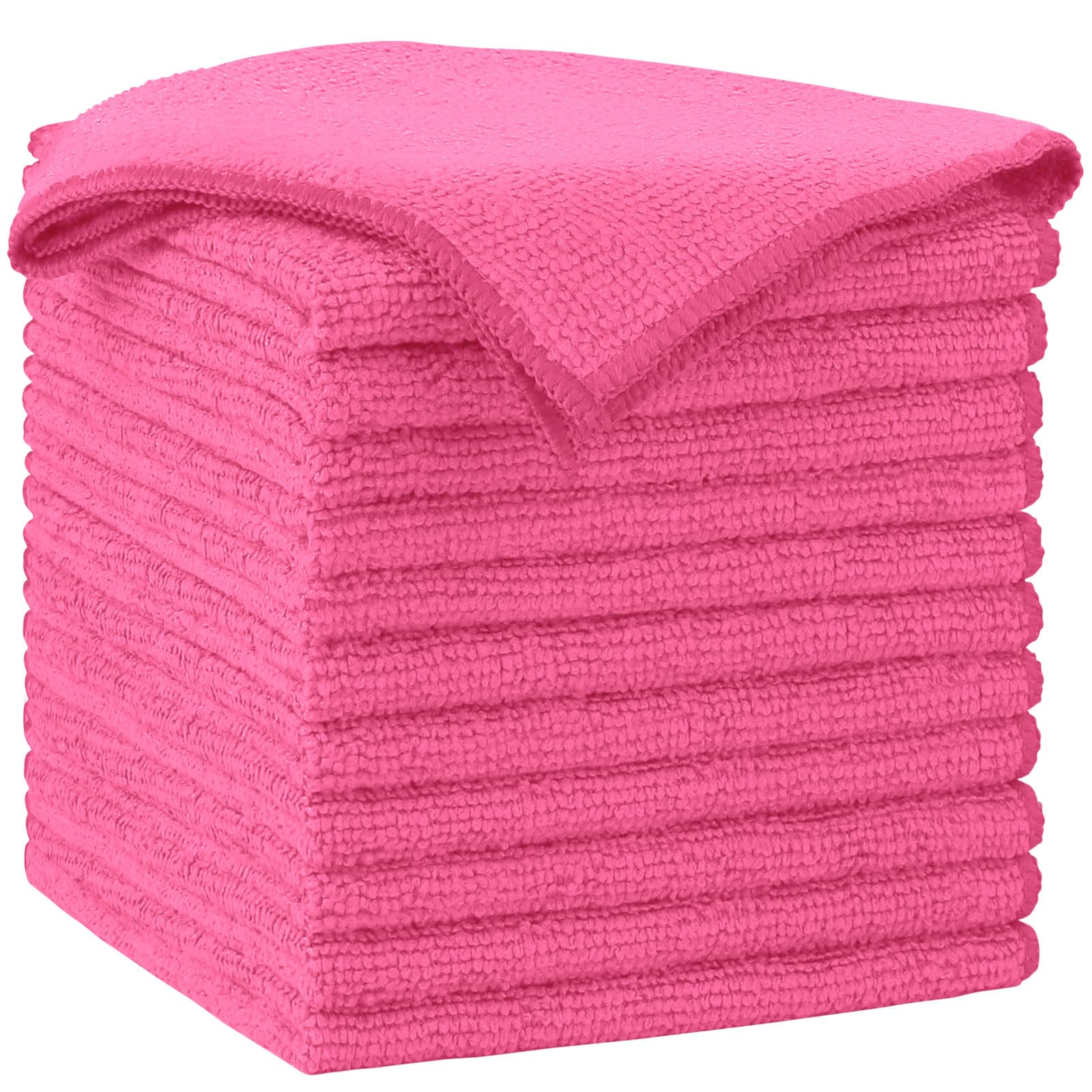Pink Microfiber Cleaning Cloth (12 Count)