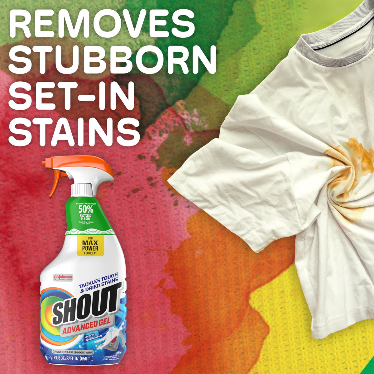 Advanced Laundry Stain Remover Gel for Clothes Laundry (22 Fl Oz)