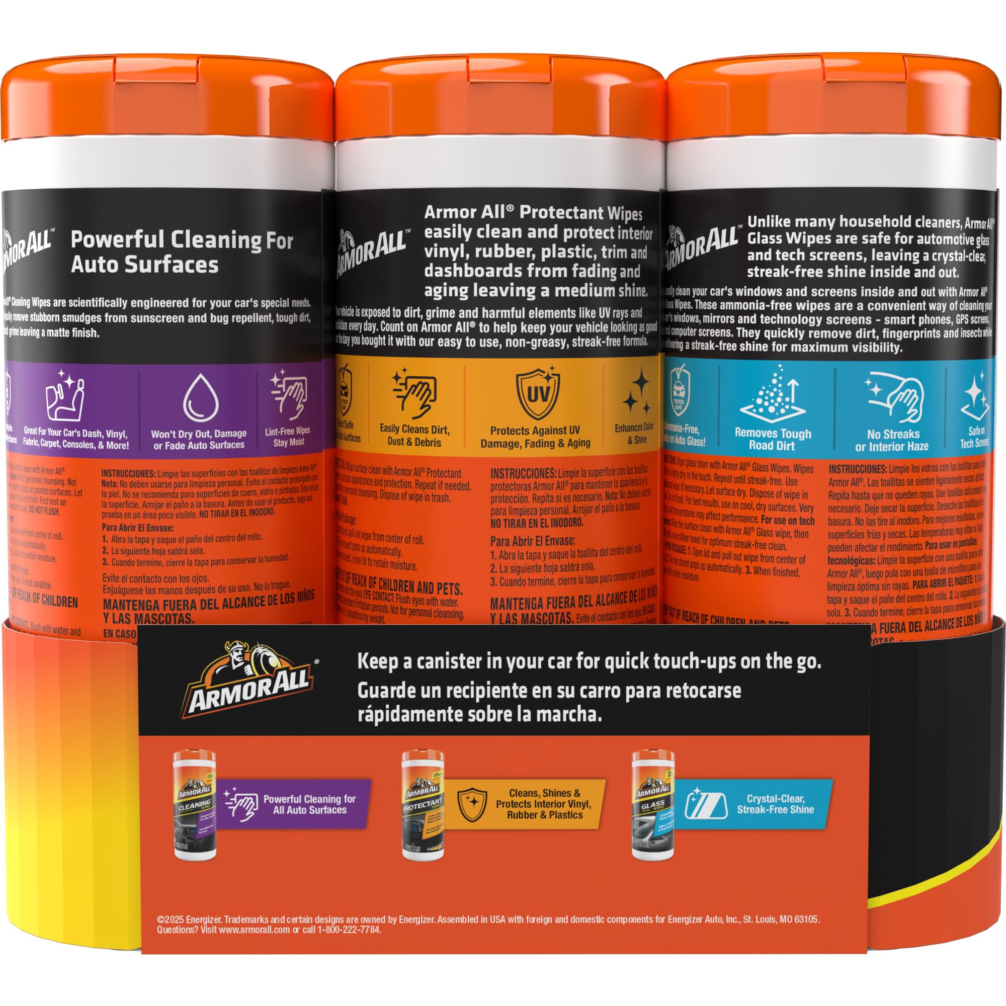 Protectant Glass and Cleaning Wipes (90 Count)