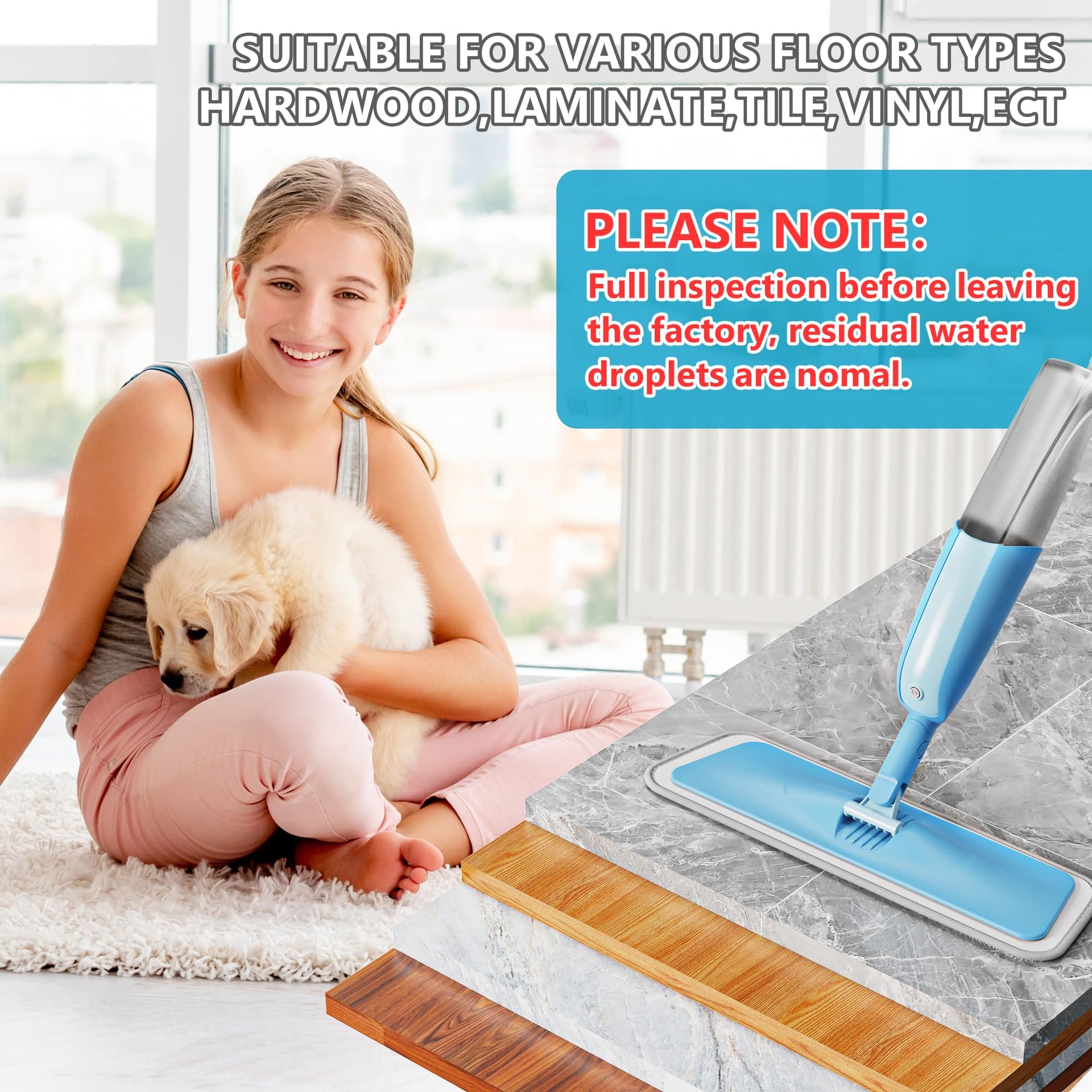Spray Wet Mops for Floor Cleaning