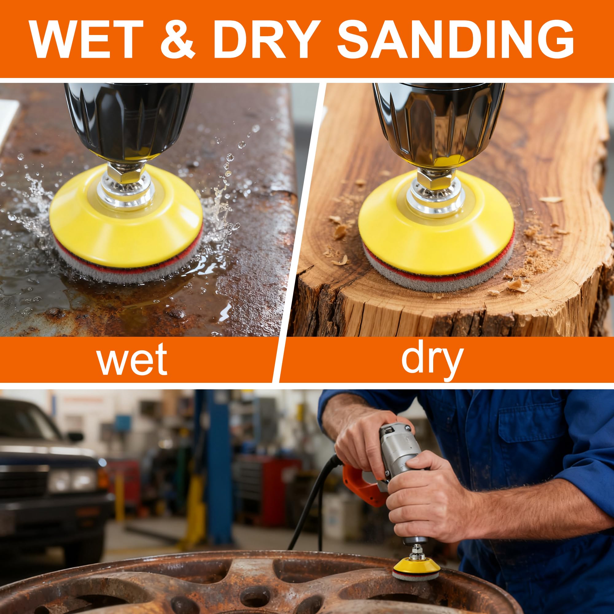 64 PCS 2 Inch Sanding Disc (64 Count)