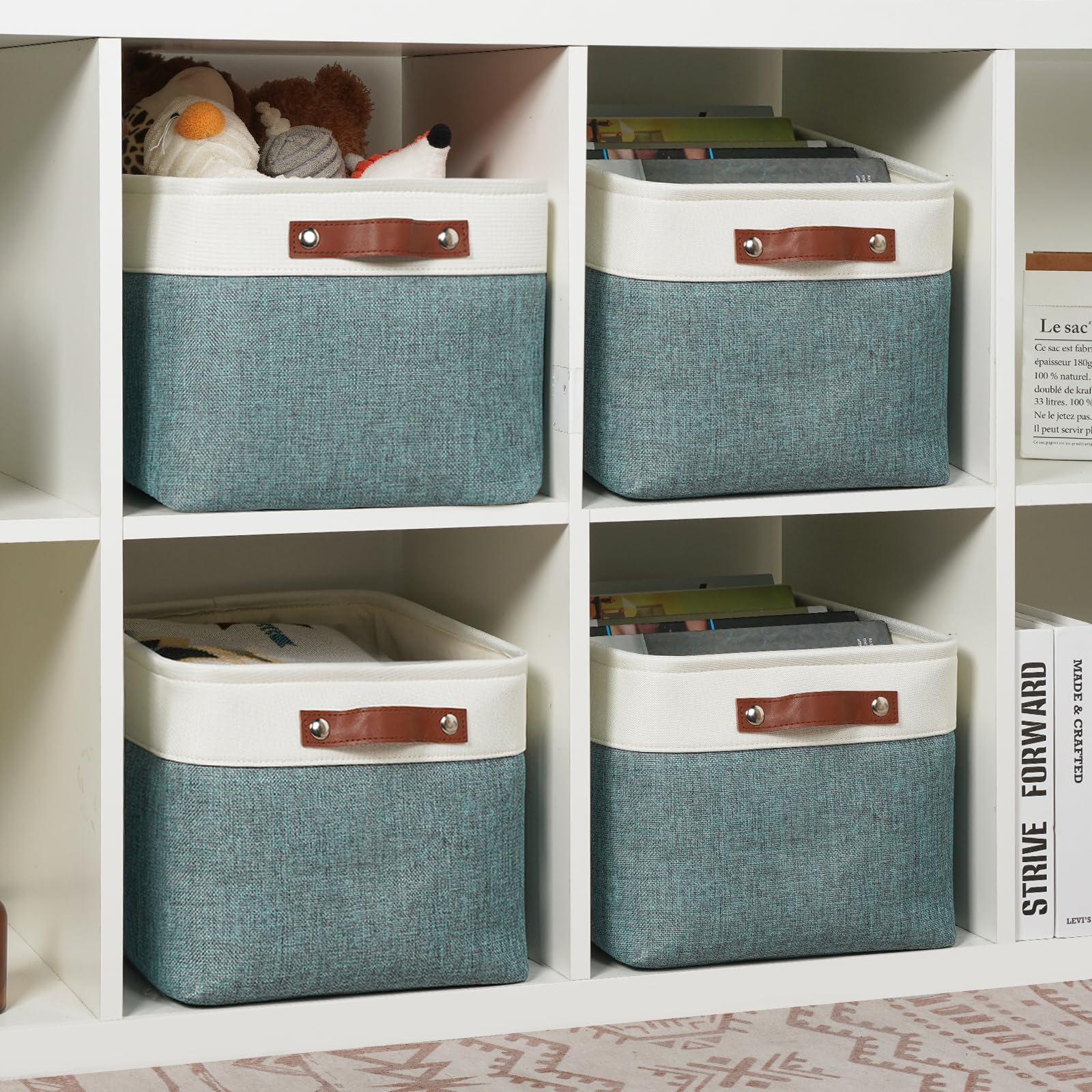Storage Baskets for Shelves (4 Count)