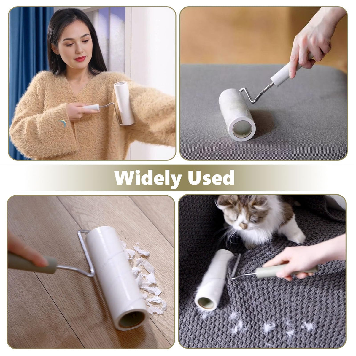 Extra Sticky Large Surface Lint Roller (450 Sheets Count)