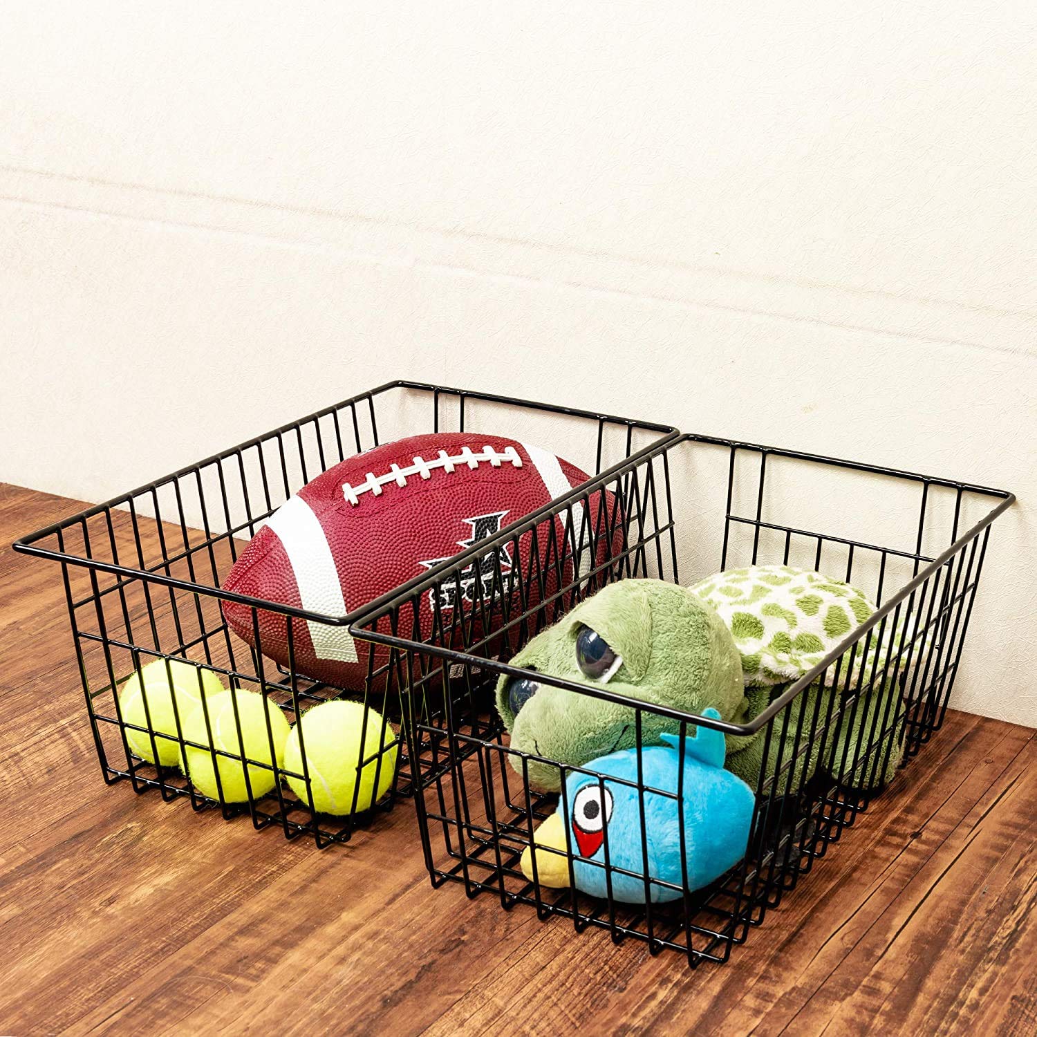 Farmhouse Metal Wire Basket (3 Count)