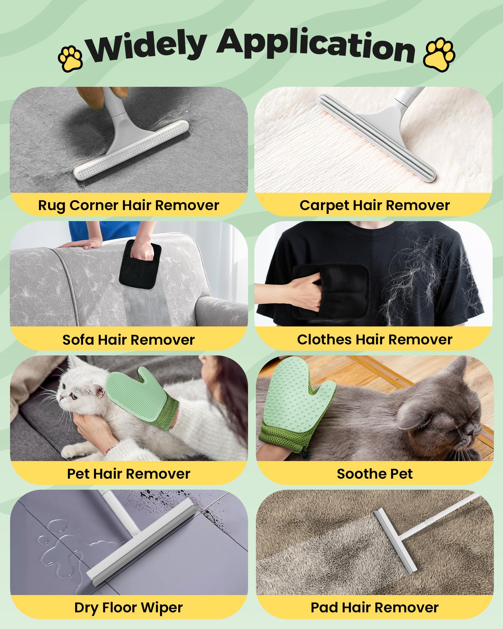 Carpet Rake for Pet Hair Removal Tool