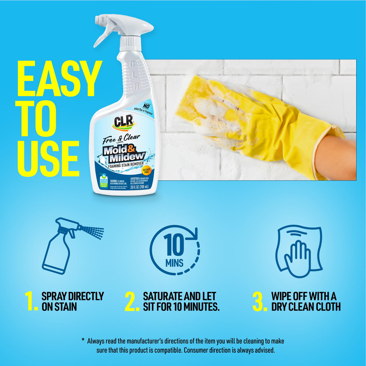 Brands Mold & Mildew Free & Clear Stain Remover (26 Fl Oz)