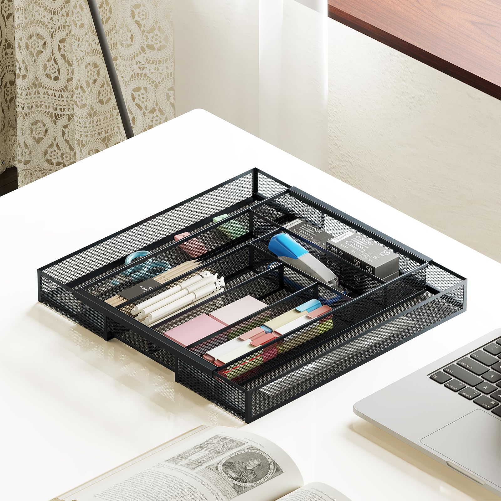 Silverware Organizer Metal Mesh