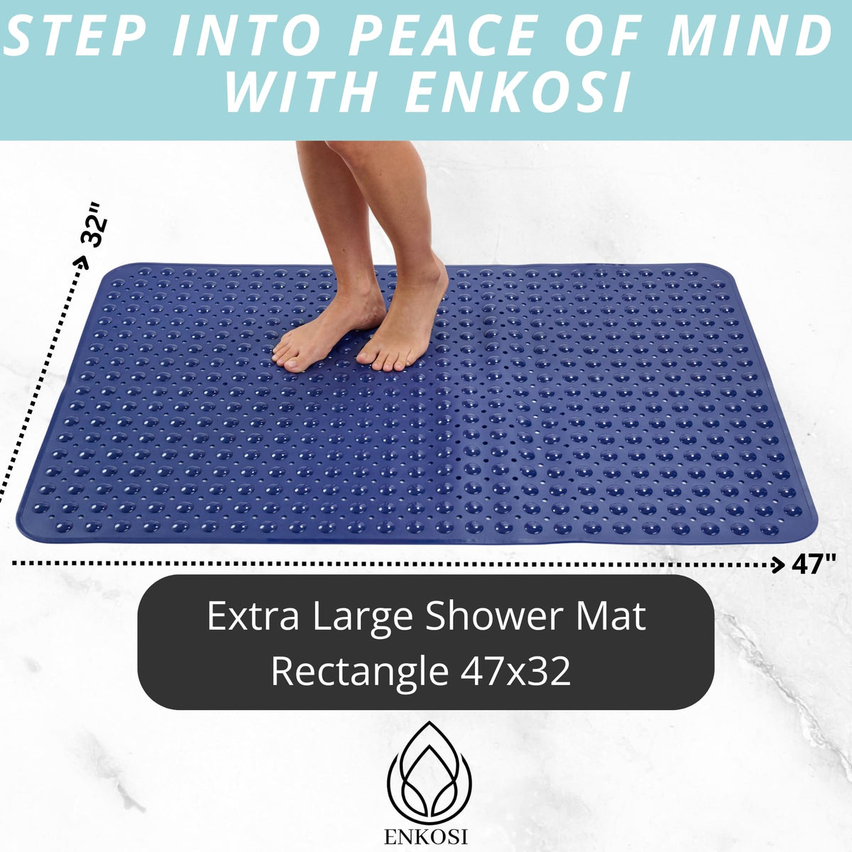 Extra Large Shower Mat Non Slip