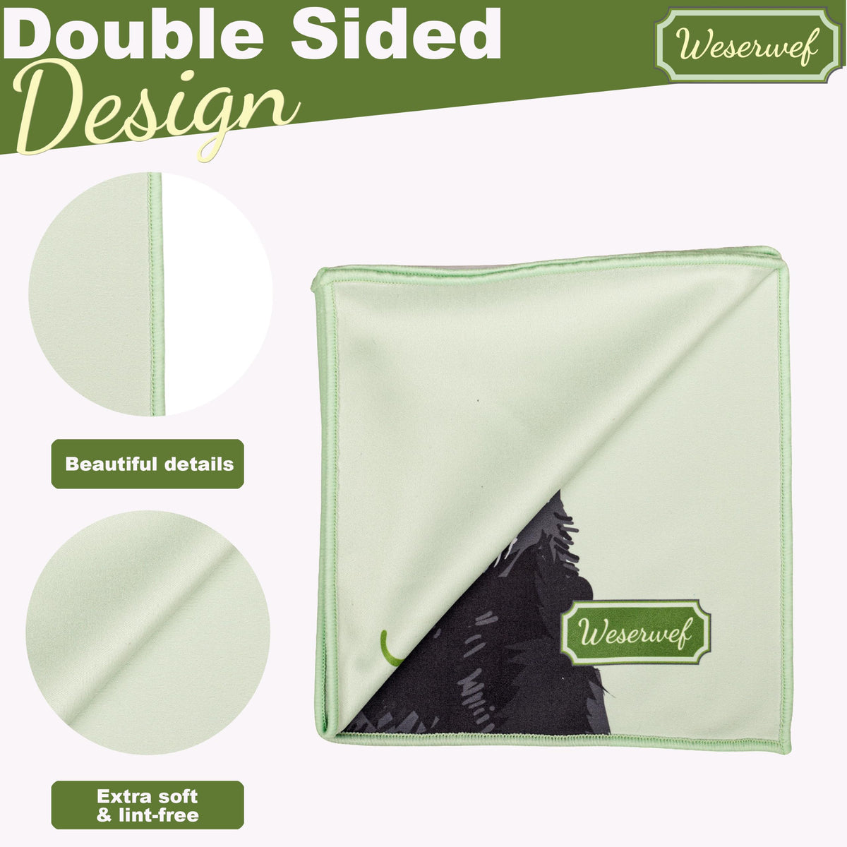Design Microfiber Glasses Cleaning Cloth