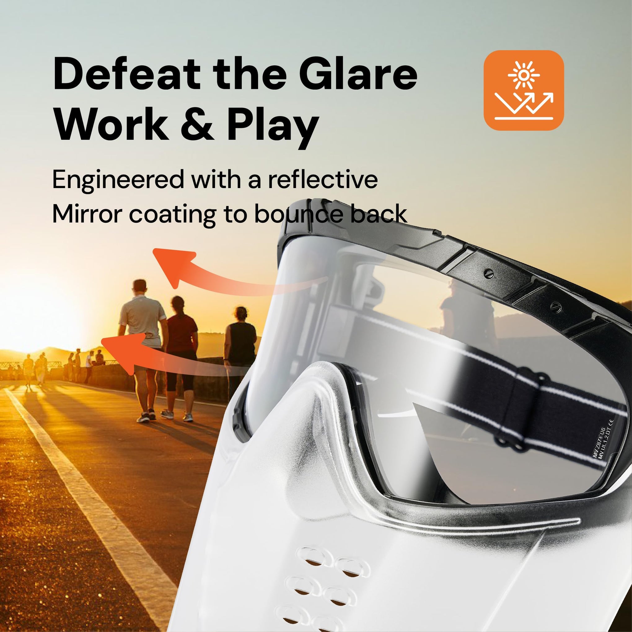 SG220 Plus Full Face Safety Goggles with Detachable Shield