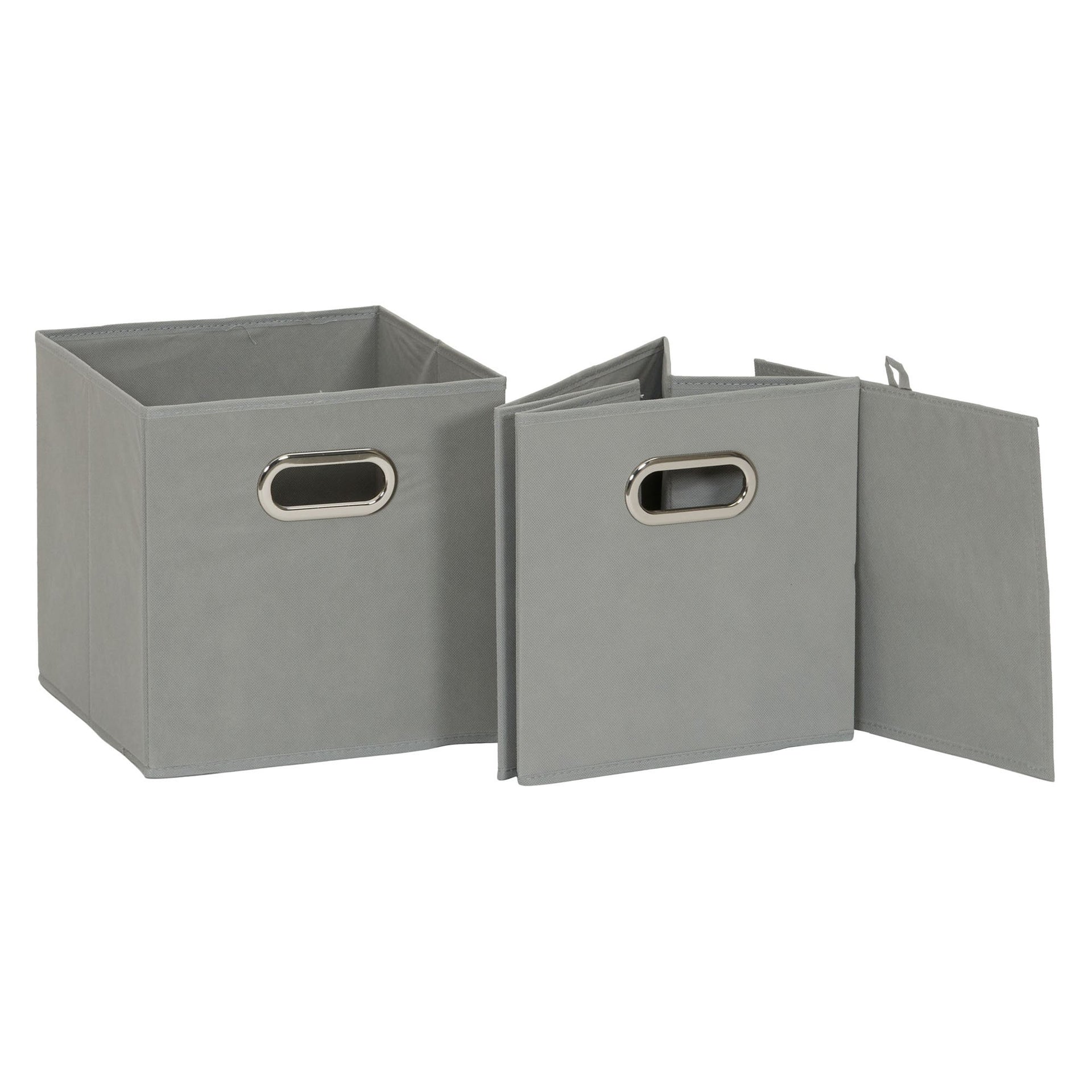 Fabric Storage Bins in Strong Poly‑Woven Fabric (6 Count)
