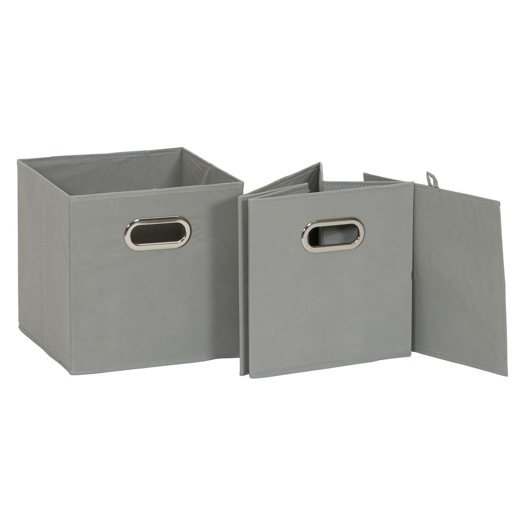 Fabric Storage Bins in Strong Poly‑Woven Fabric (6 Count)