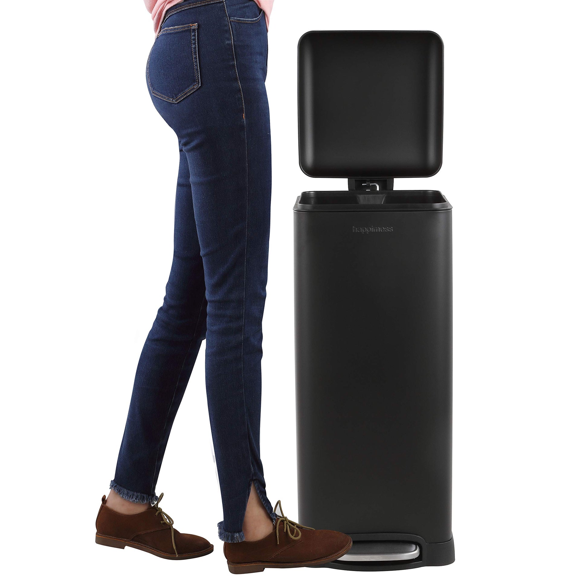 Betty 8 Gal Step Trash Can Soft