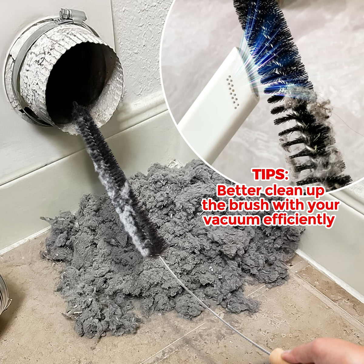 Dryer Vent Cleaner Kit