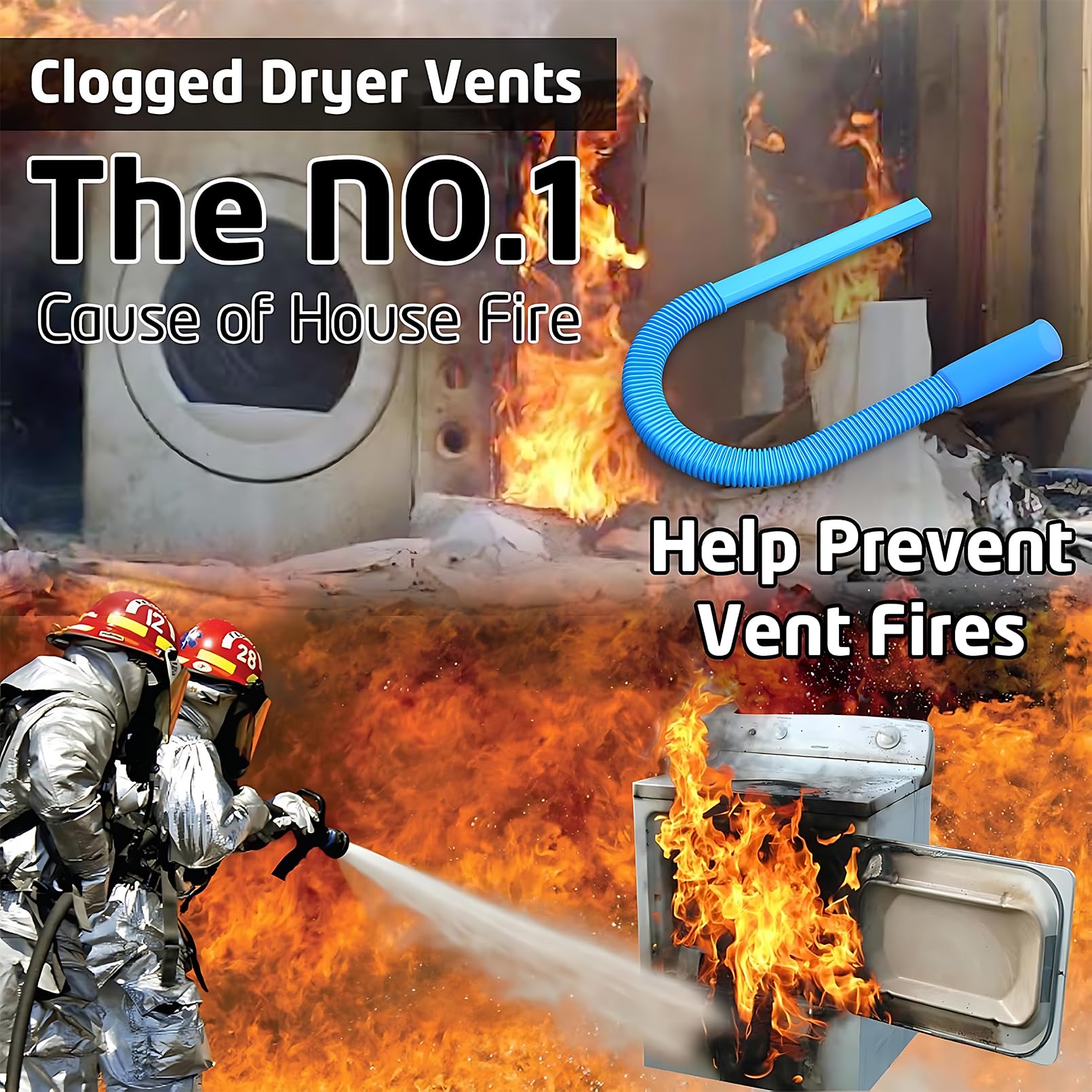 Upgraded Dryer Vent Cleaner (16 Ounce)