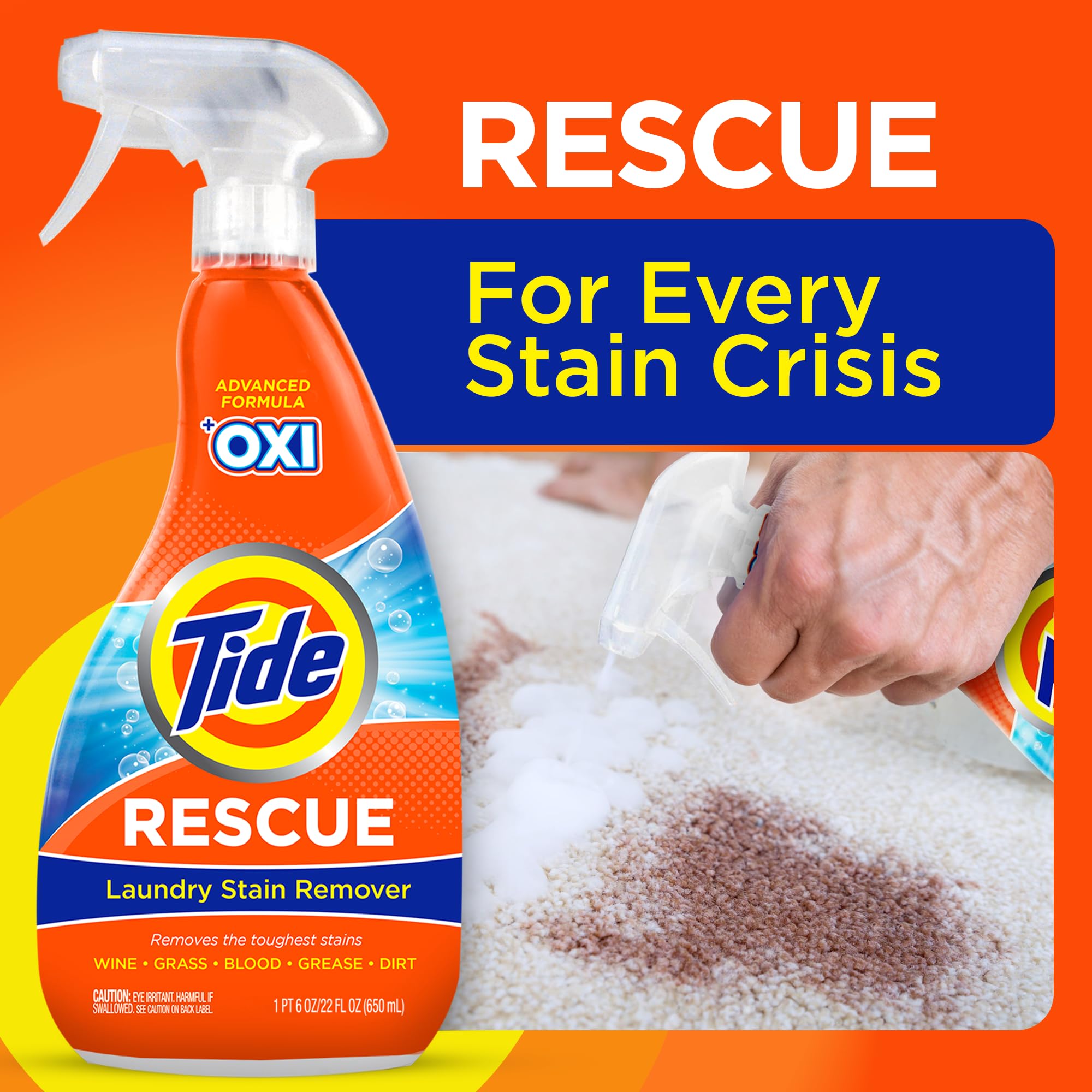 Laundry Stain Remover Spray with Oxi (6 Fl Oz)