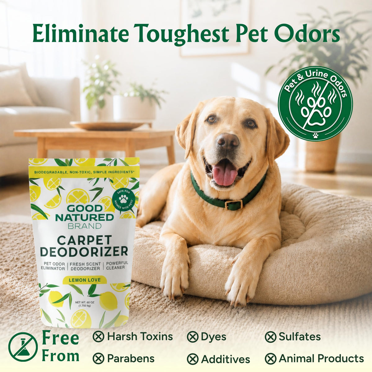 Carpet Deodorizer & Freshener Powder (60 Ounce)
