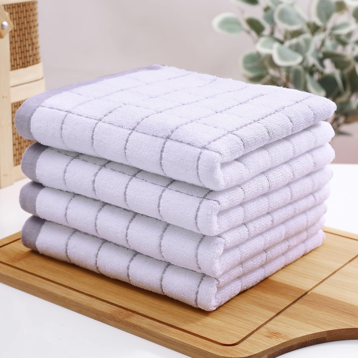 100% Cotton Terry Kitchen Towels (12 Count)