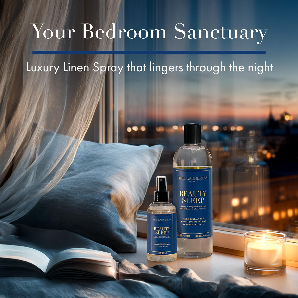 Beauty Sleep Linen Spray for Bedding & Pillow Mist (8 Fl Oz)