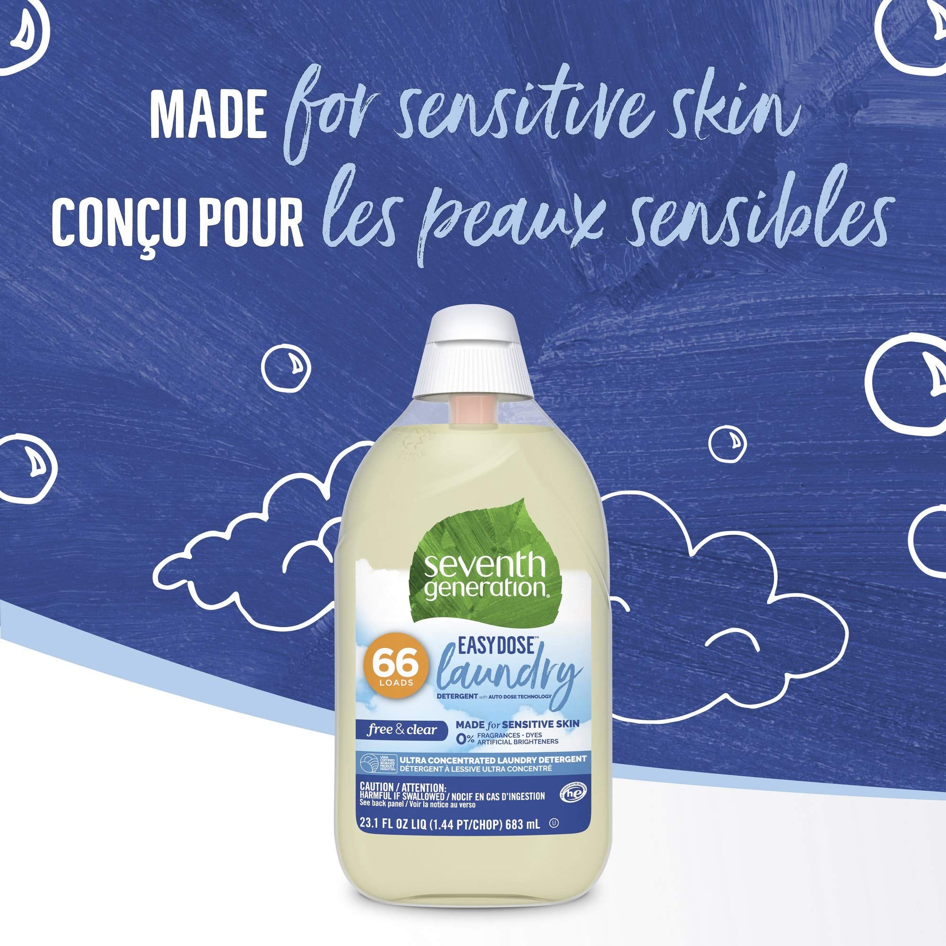 Easy Dose Laundry Concentrated Liquid Detergent (138.6 Fl Oz)