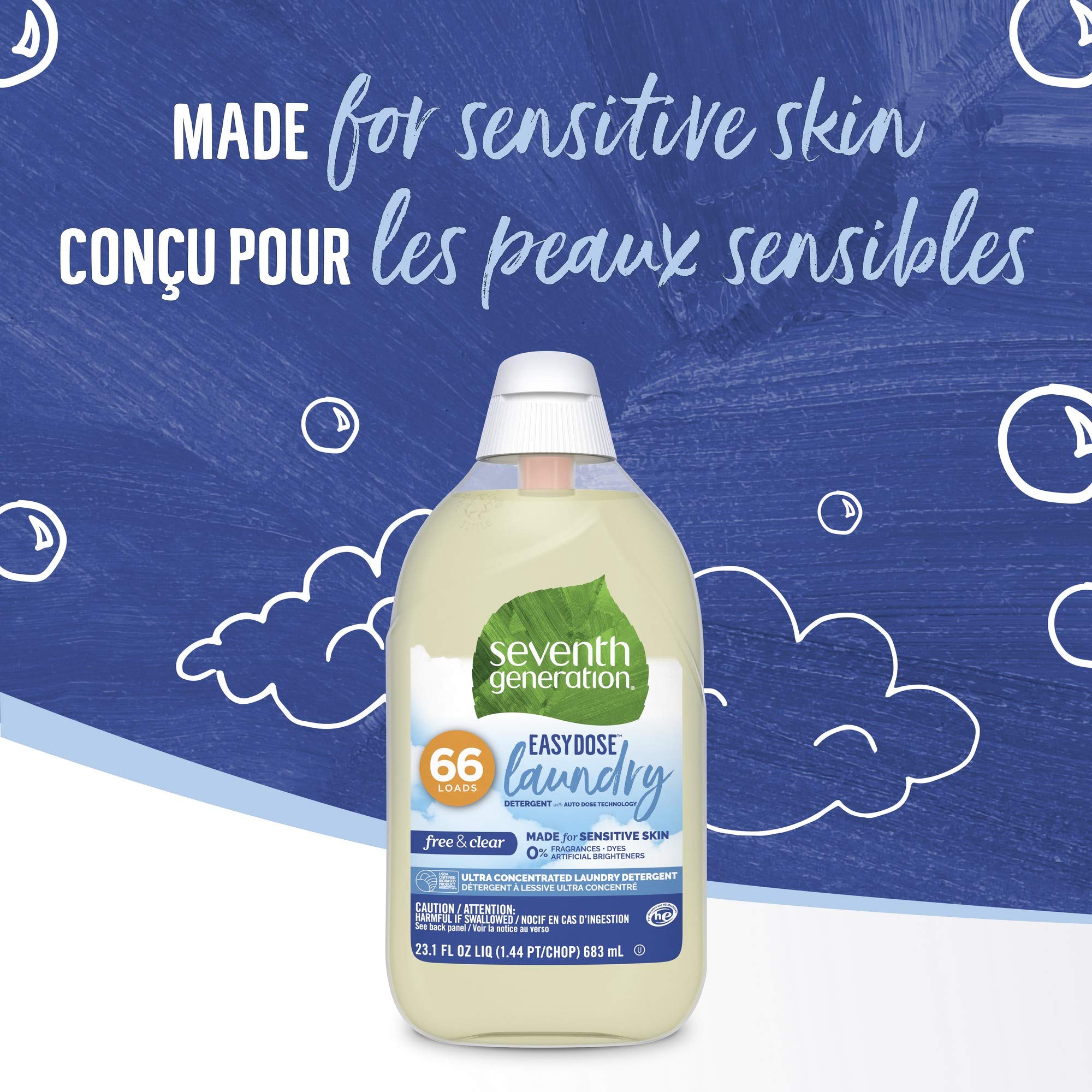 Easy Dose Laundry Concentrated Liquid Detergent (138.6 Fl Oz)
