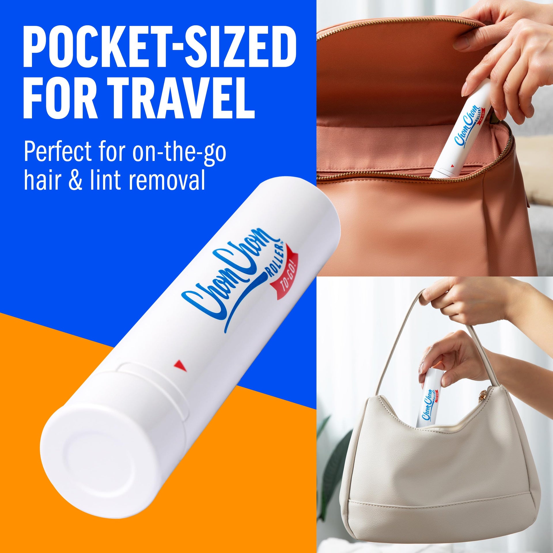 Reusable Lint Roller Pet Hair Removal Tool for Clothes