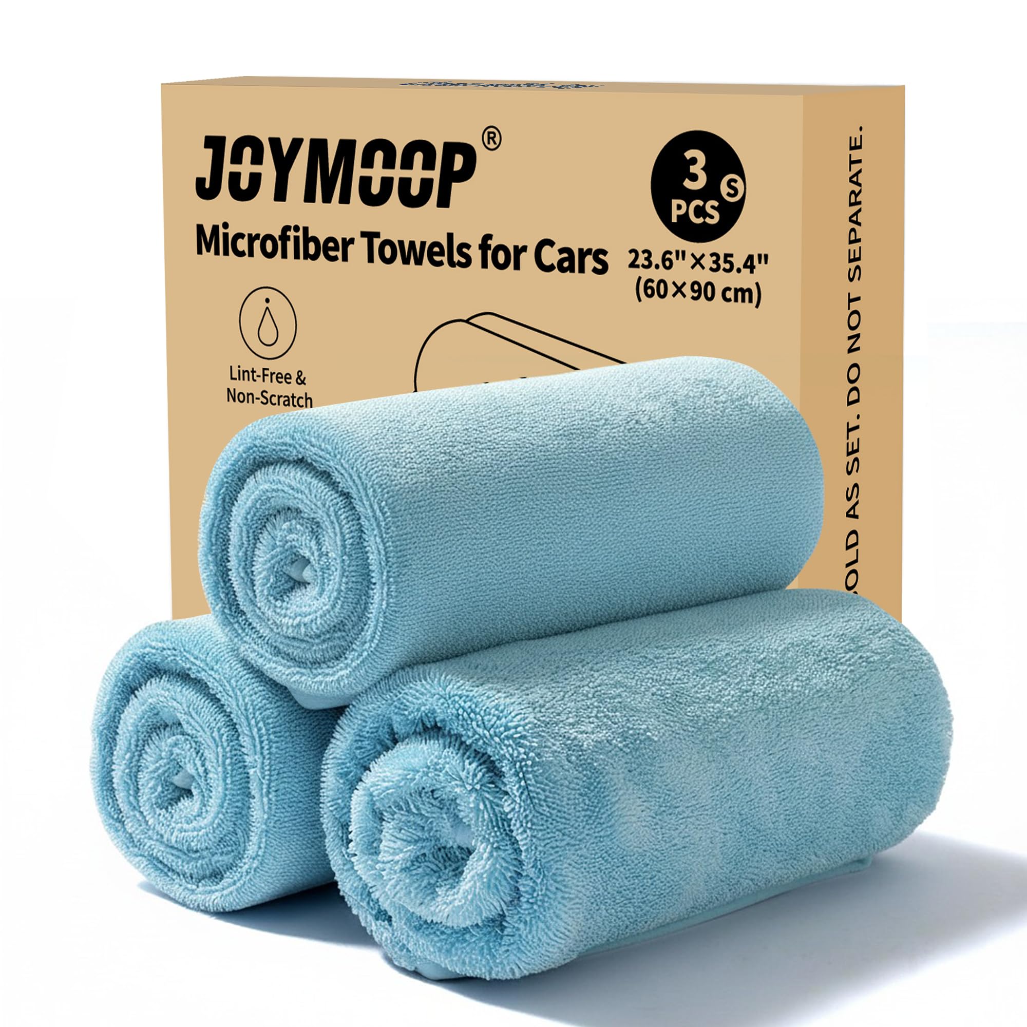 Microfiber Towels for Cars (3 Count)