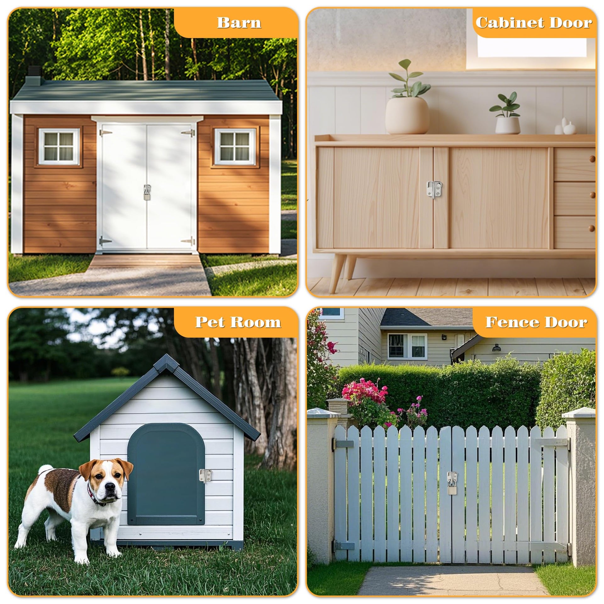 Flip Latch Gate Latch Barn Door Lock Shed Door Latch