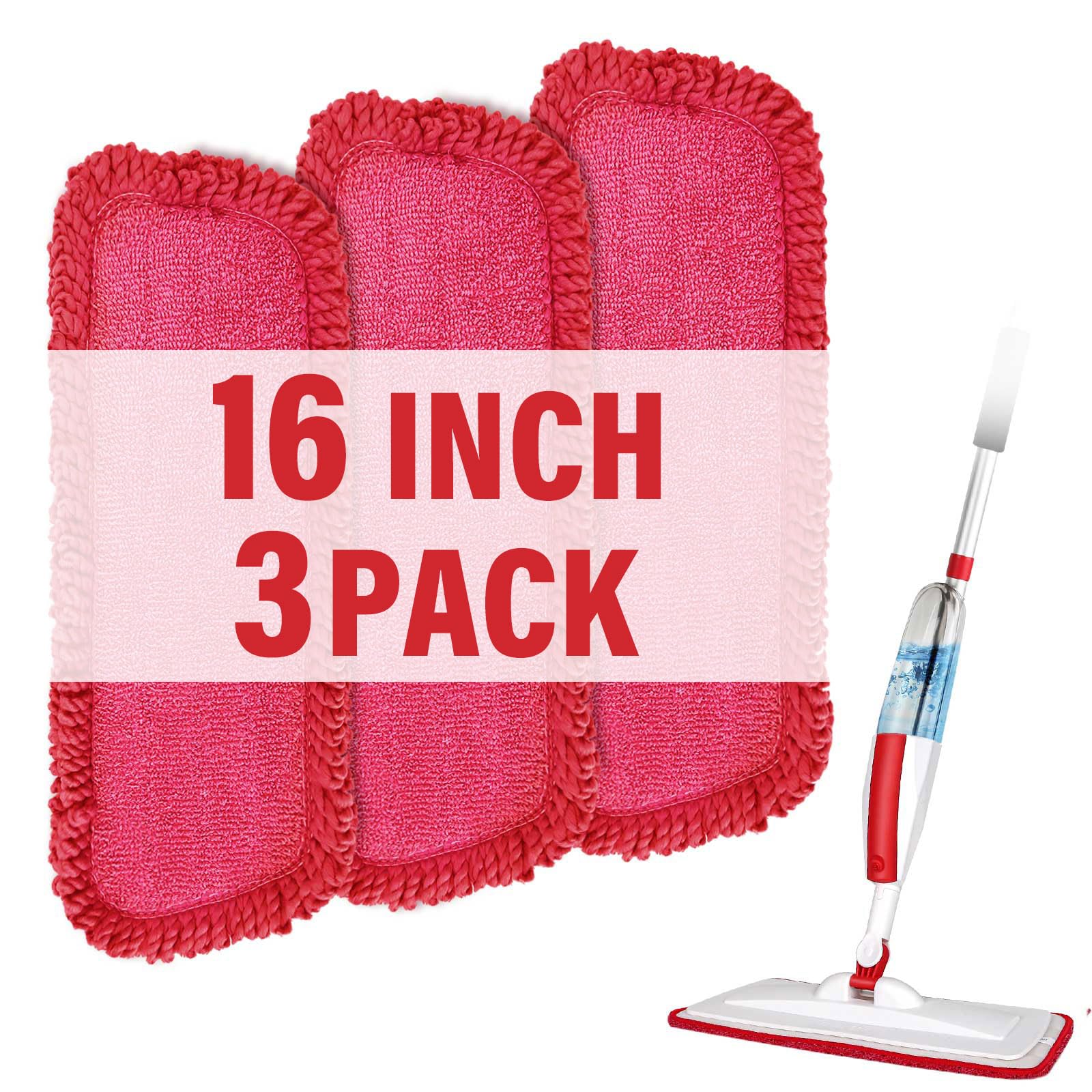 16.5" Microfiber Mop Pads Refills (3 Count)
