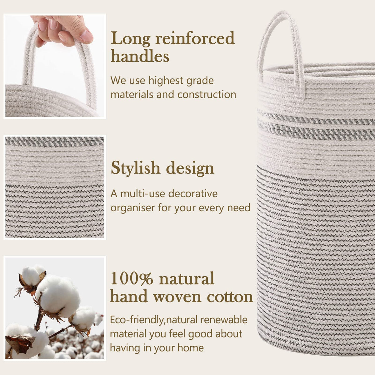 Woven Laundry Hamper
