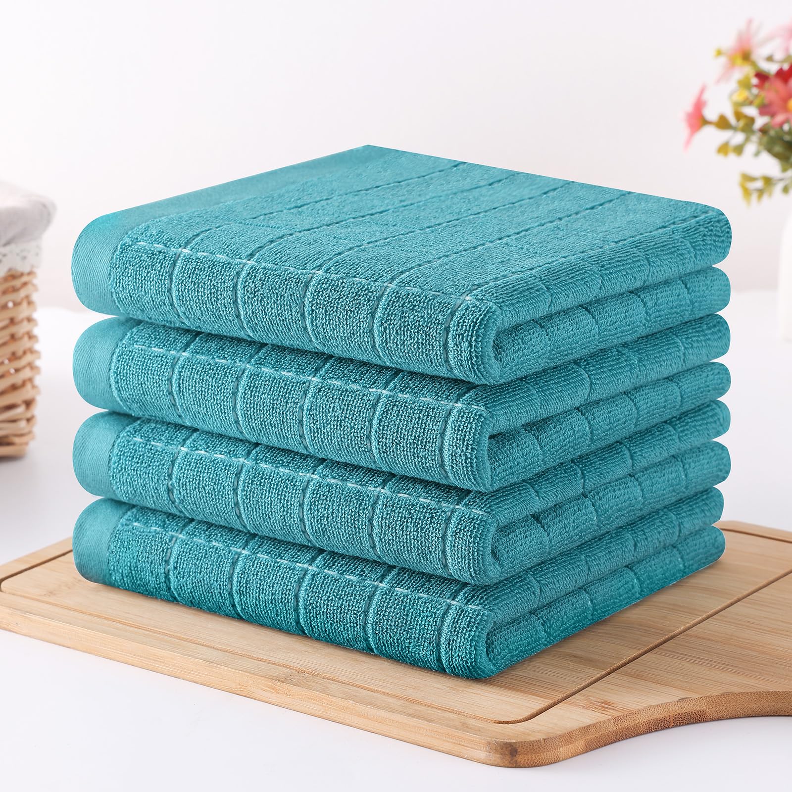 100% Cotton Terry Kitchen Towels (12 Count)