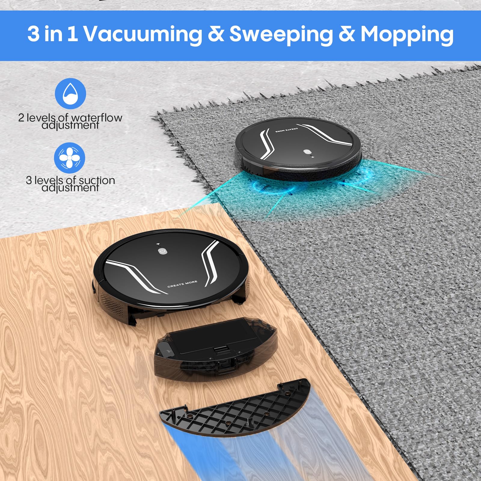 Robot Vacuum and Mop Combo