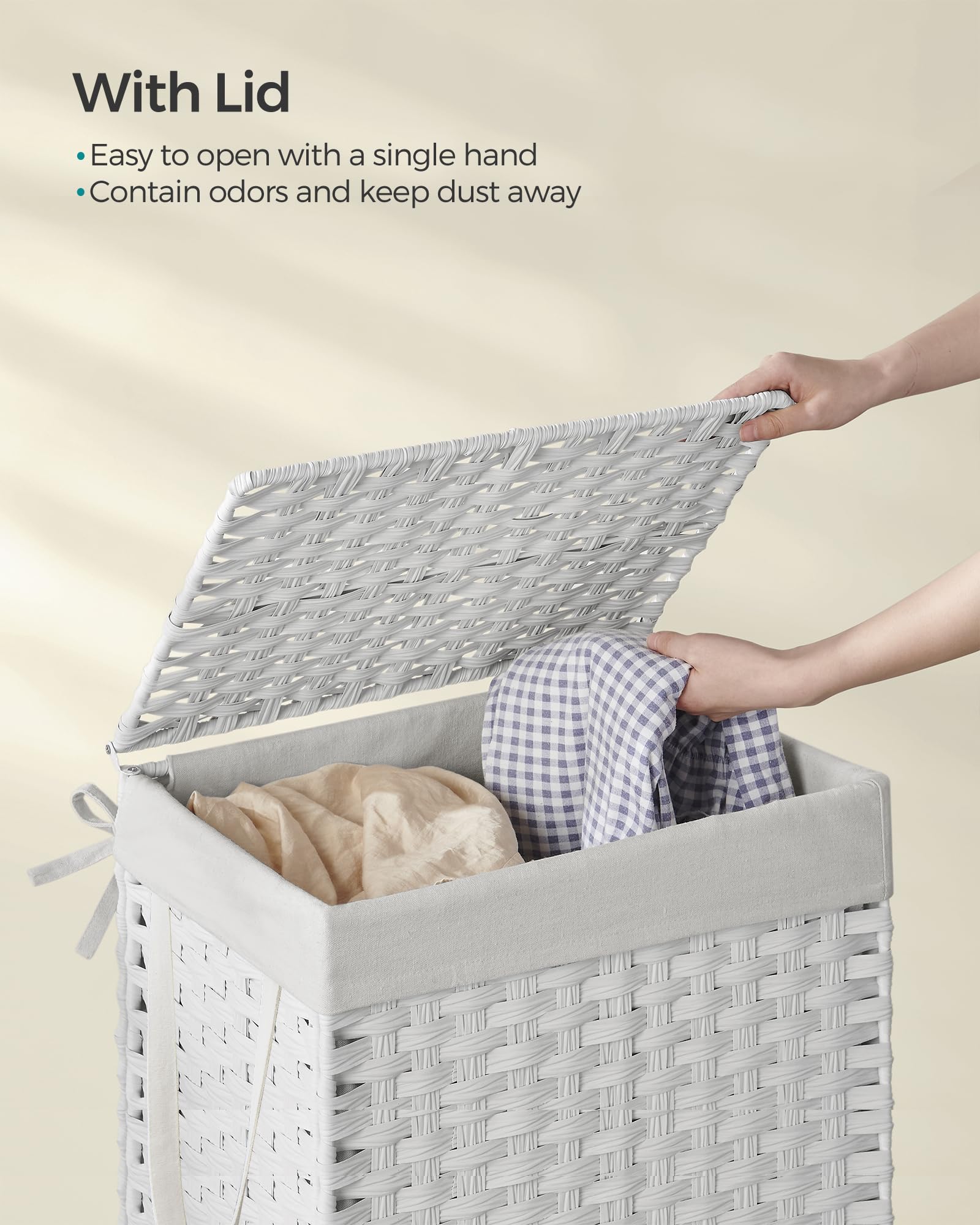 Laundry Hamper with Lid