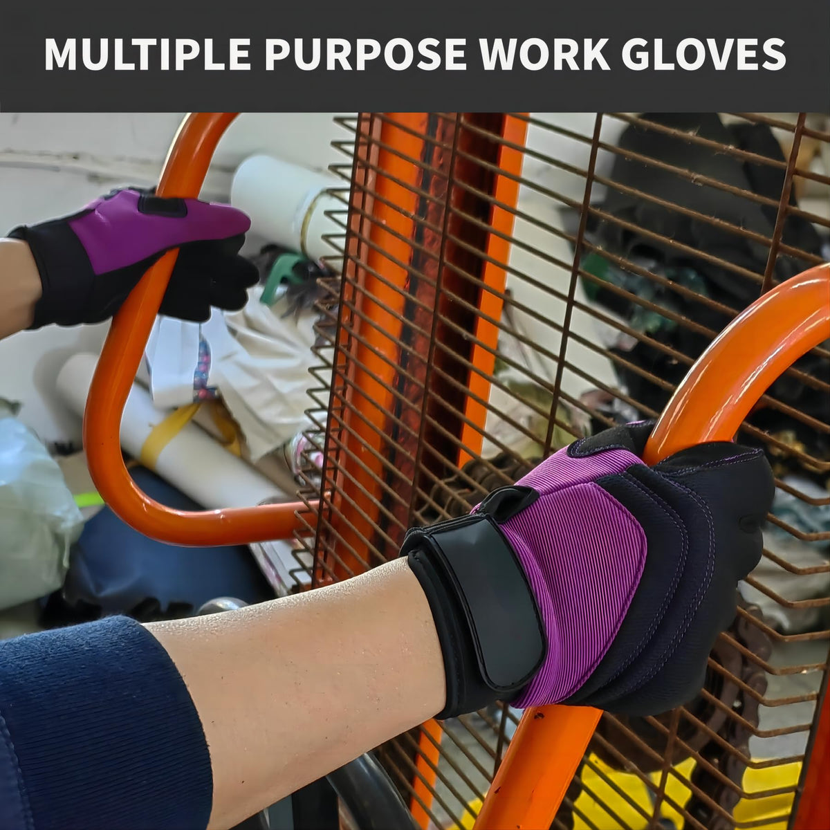 2 Pairs Work Gloves Women