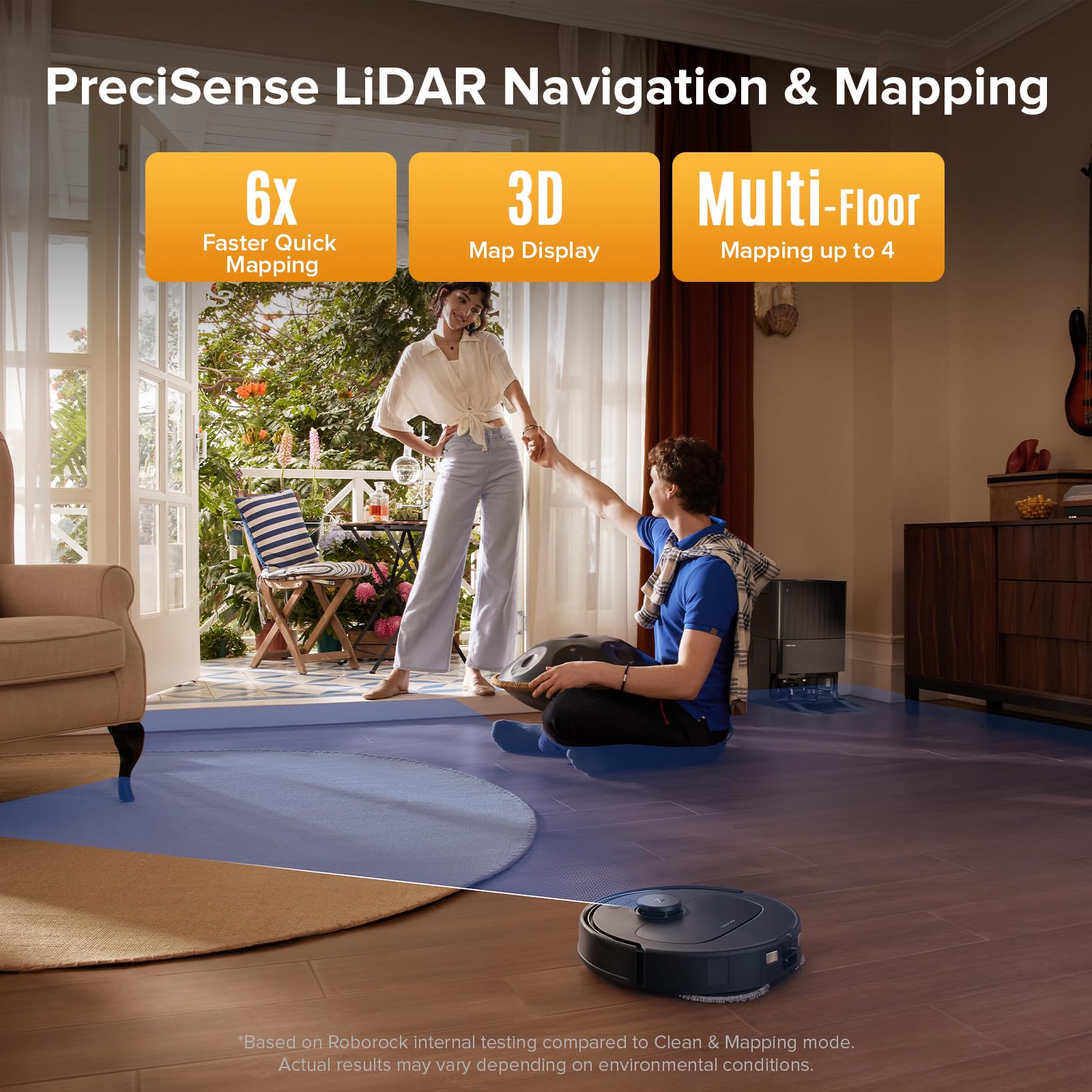 QV 35S Robot Vacuum and Mop