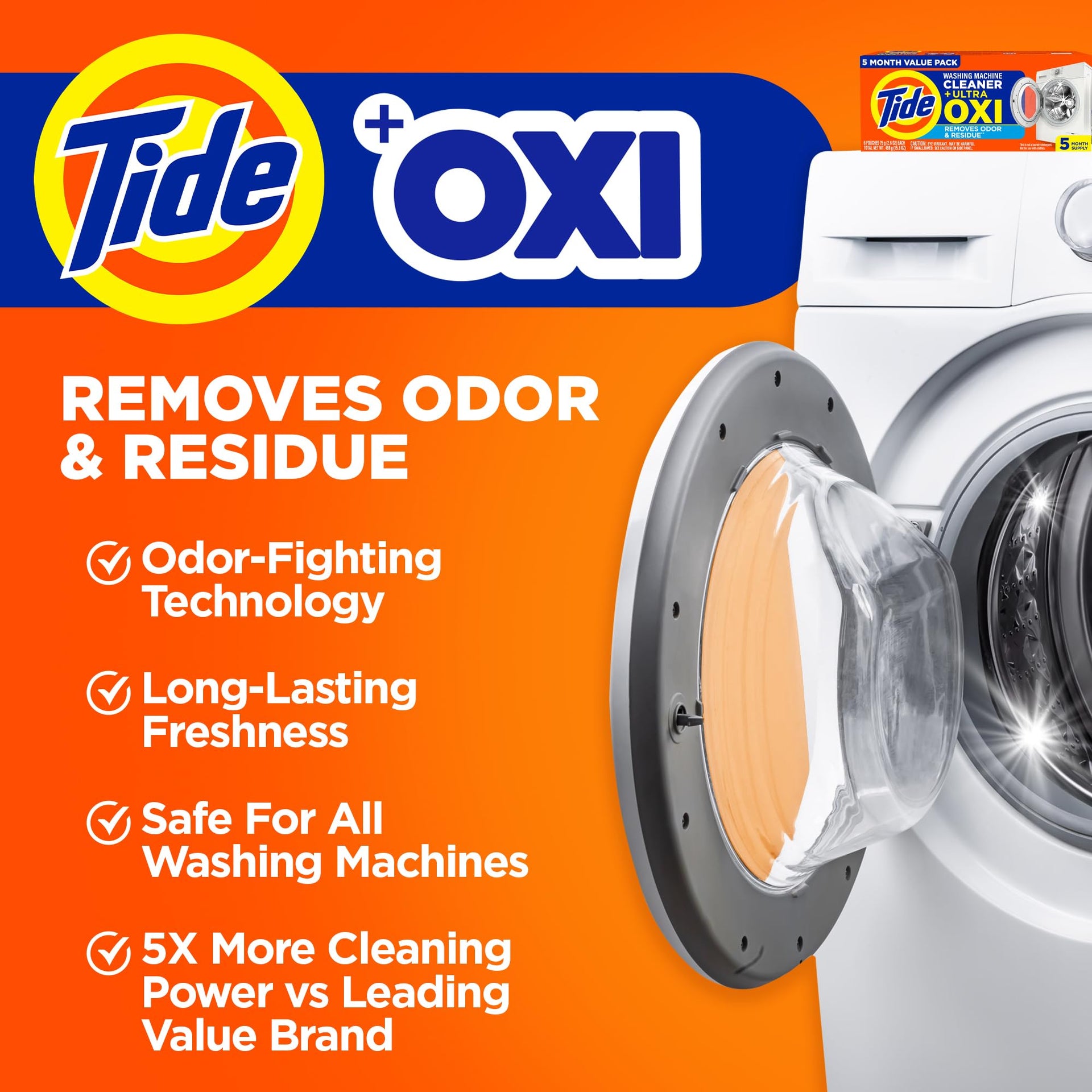 Washing Machine Cleaner by Tide (18.2 Ounce)