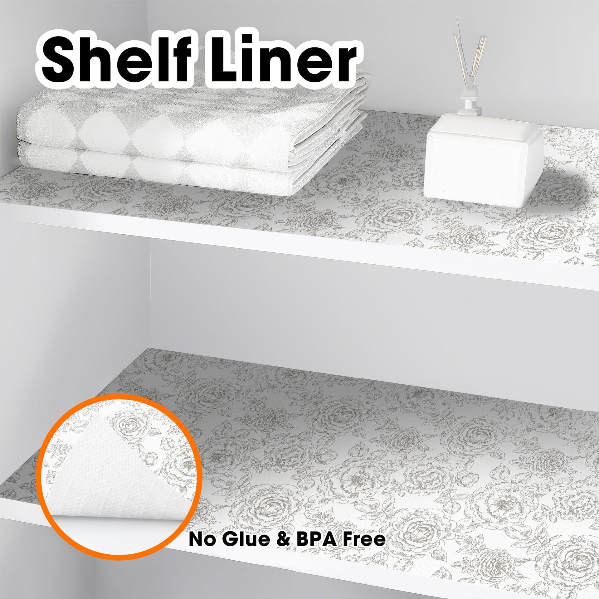 Drawer and Shelf Liner for Kitchen Cabinets Non