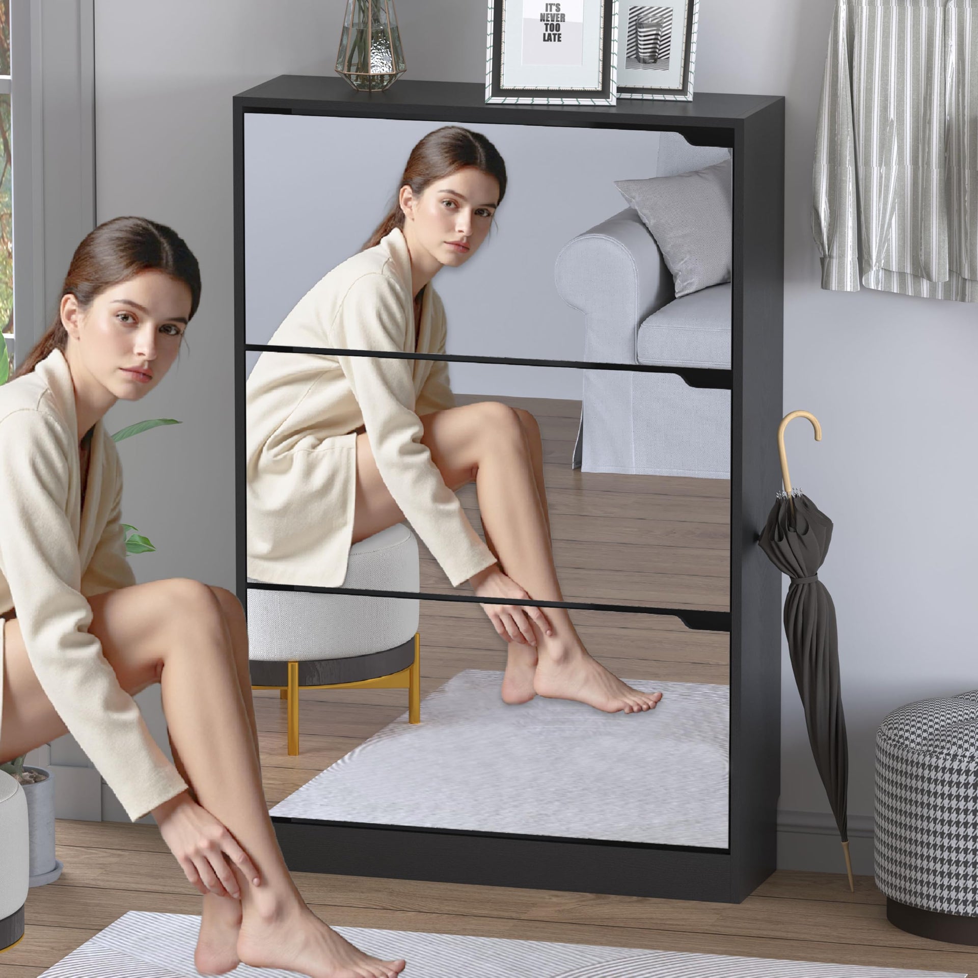 Shoe Cabinet with 3