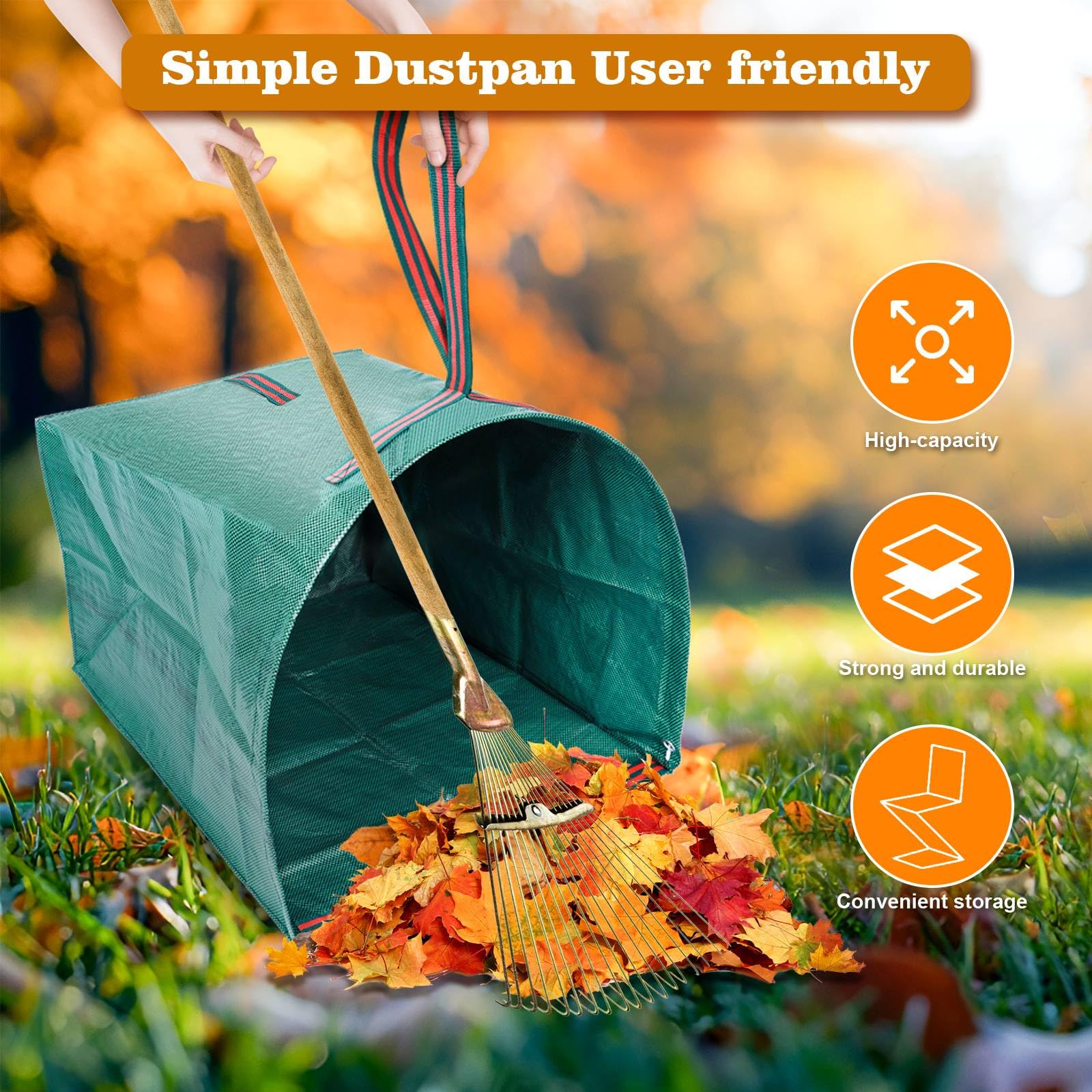 72 Gallon 4 Pack Collapsible Dustpan (4 Count)