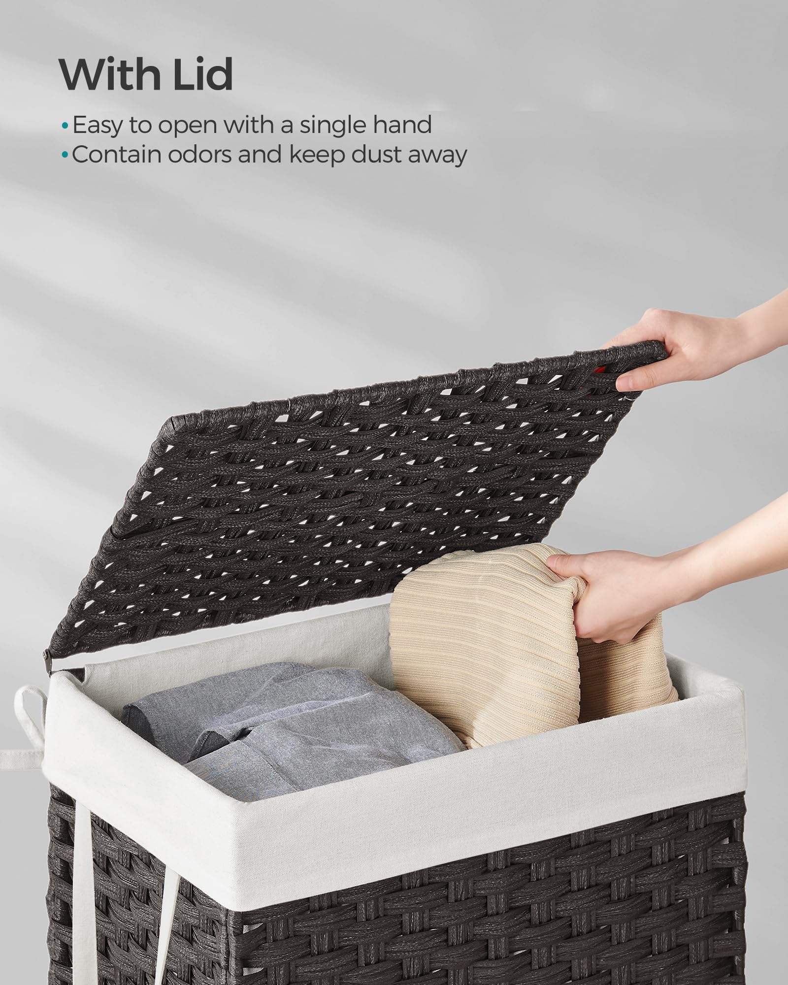 Laundry Hamper with Lid