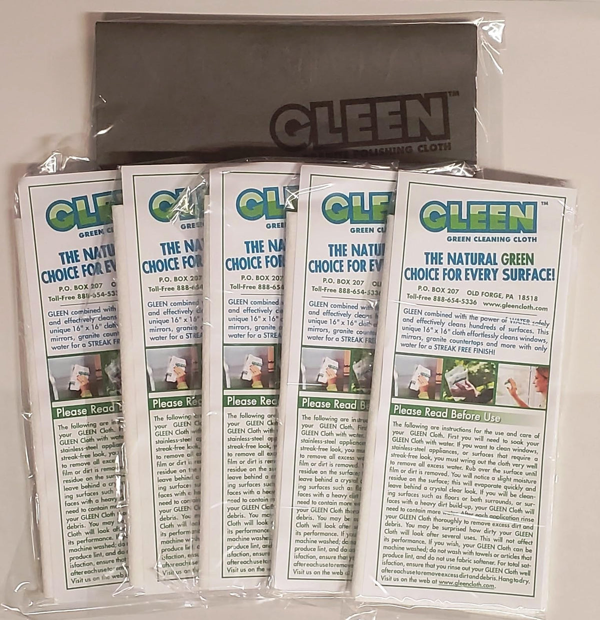5 Cloth Pack w (6 Count)