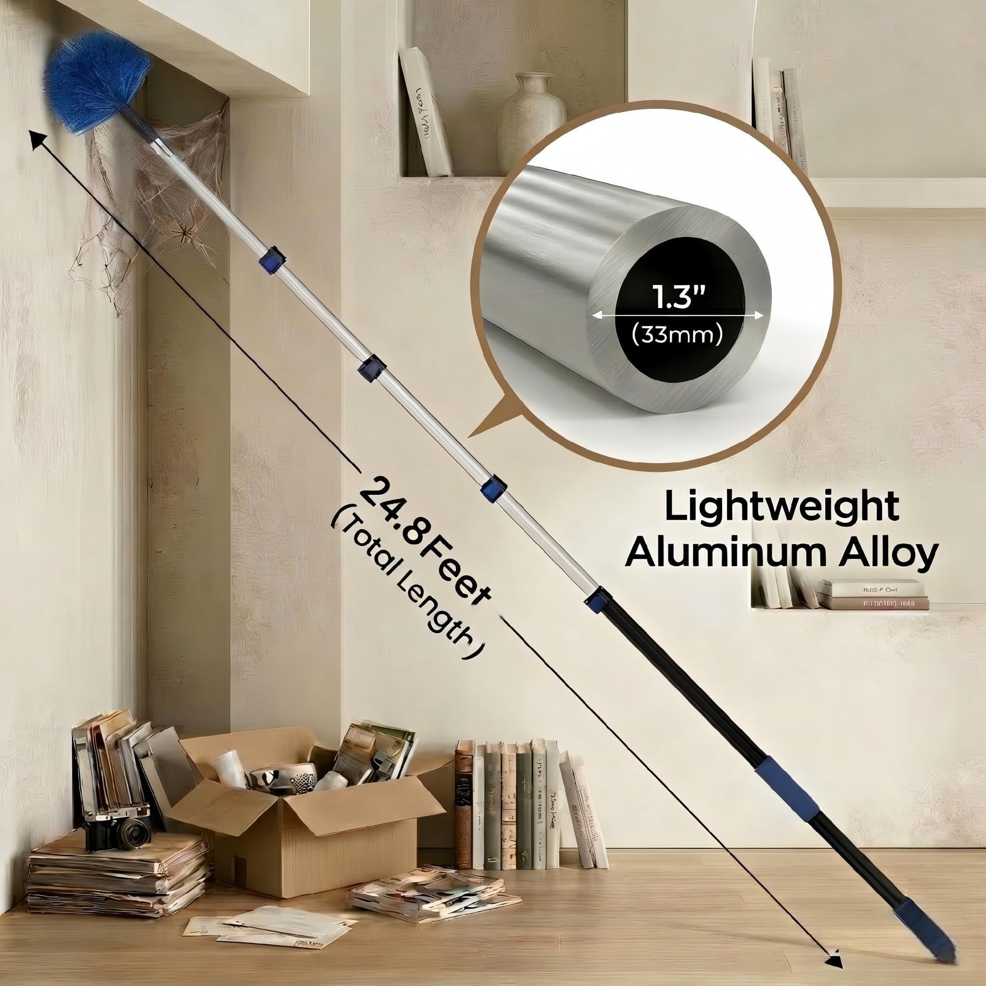30ft High Ceiling Duster Kits with 5 - ModHome Supplies