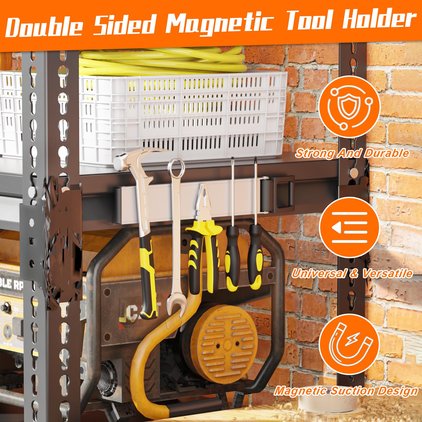 Double Sided Magnetic Tool Holder Heavy Duty
